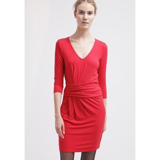 Morgan ROFLI Sukienka z dżerseju rouge zalando czerwony dopasowane