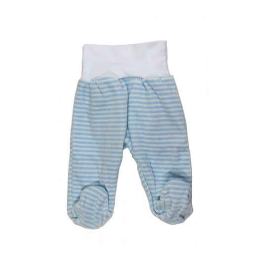 Półśpiochy niemowlęce welurowe Kiki Kids - rozmiar 56 piccolino-sklep-pl niebieski materiałowe