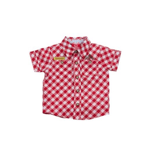 BONDI Boys Mini Koszulka GIPFELSTÜRMER red pinkorblue-pl rozowy bawełna