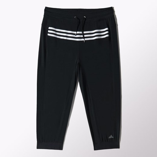 Spodnie treningowe adidas 3/4 Athletic Pant W S17789 hurtowniasportowa-net czarny dopasowane