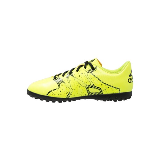 adidas Performance X 15.4 TF  Korki Turfy solar yellow/core black zalando zielony Buty chłopięce do piłki nożnej