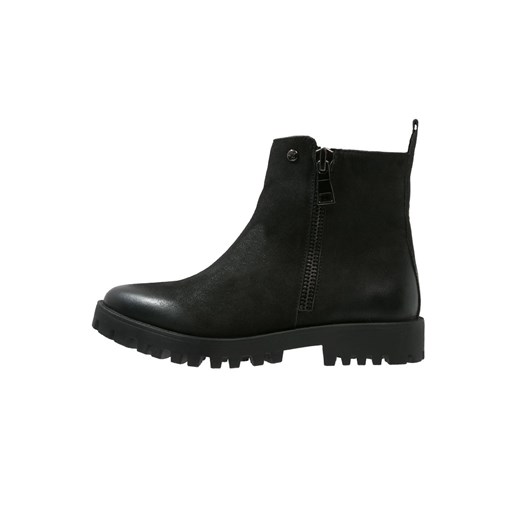 Lazamani Botki kowbojki i motocyklowe black zalando czarny abstrakcyjne wzory