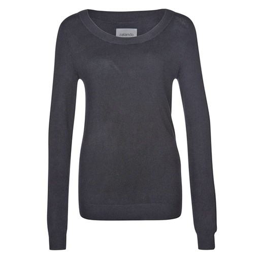 Zalando Essentials Sweter black zalando szary Odzież