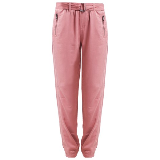 Esprit Spodnie materiałowe dark mauve zalando rozowy bez wzorów/nadruków