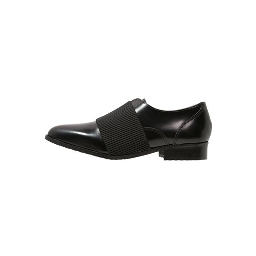 Shoeshibar PIO Półbuty wsuwane black zalando czarny abstrakcyjne wzory