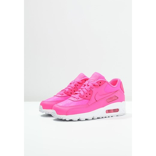 Nike Sportswear AIR MAX 90  Tenisówki i Trampki pink pow/white zalando rozowy skóra ekologiczna