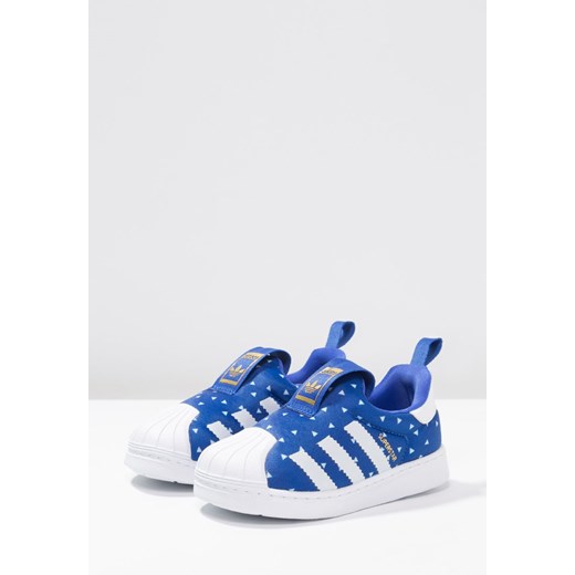 adidas Originals SUPERSTAR 360 I Półbuty wsuwane bold blue/white zalando niebieski tworzywo sztuczne