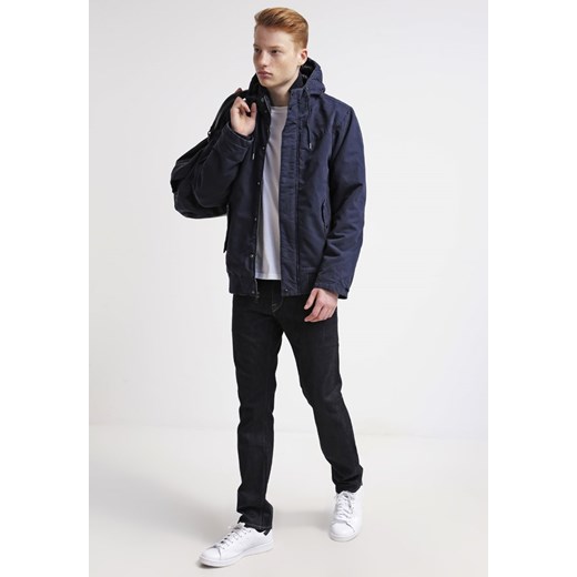 Quiksilver BROOKS Kurtka przejściowa navy blazer zalando szary bez wzorów/nadruków