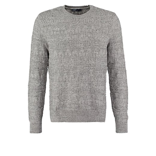 GAP BUDDING  Sweter light grey zalando szary abstrakcyjne wzory