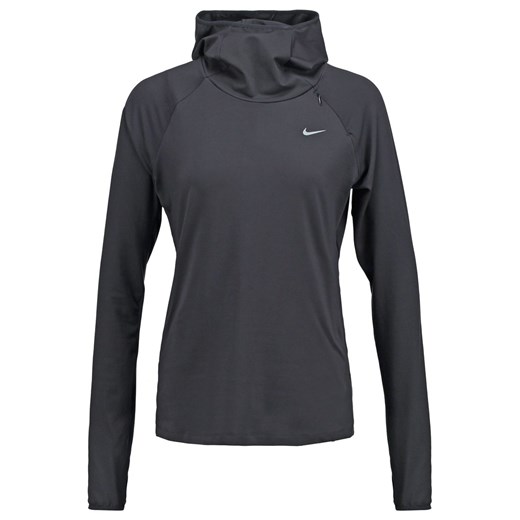 Nike Performance ELEMENT Bluzka z długim rękawem black/reflective silver zalando szary bez wzorów/nadruków