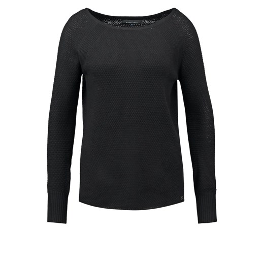 ONLY ONLVIOLA Sweter black zalando czarny bez wzorów/nadruków