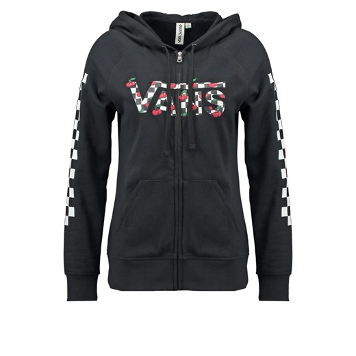 Vans CHECKER Bluza rozpinana black zalando czarny bawełna