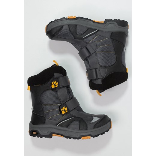 Jack Wolfskin POLAR BEAR TEXAPORE Śniegowce dark steel zalando szary ocieplane