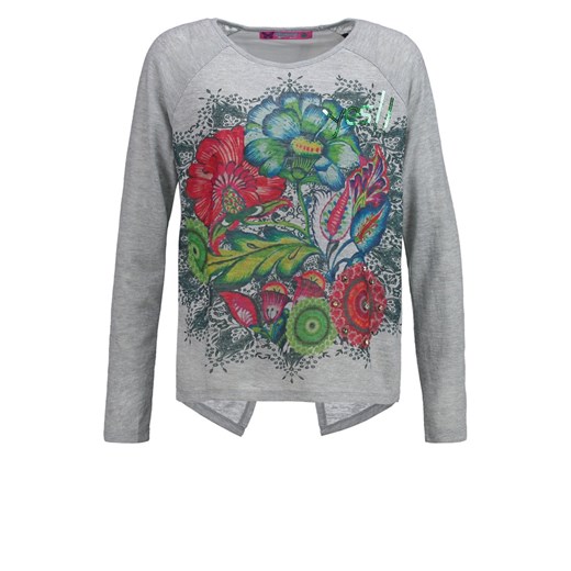 Desigual MARTINICA Sweter gris vigore claro zalando szary boho