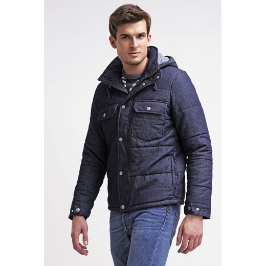 Levi's® Kurtka zimowa rinsed denim zalando niebieski bawełna