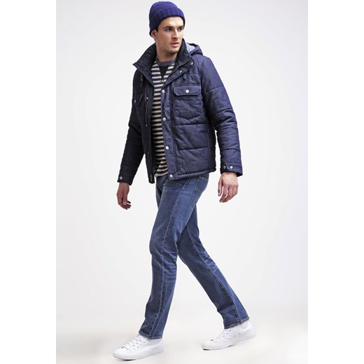 Levi's® Kurtka zimowa rinsed denim zalando niebieski bez wzorów/nadruków