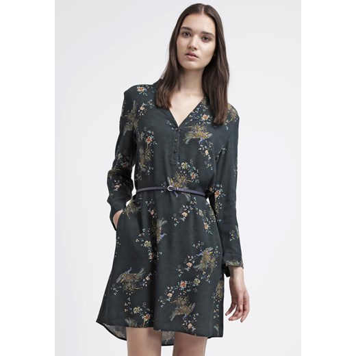 Esprit Collection FLUENT Sukienka koszulowa bottle green zalando szary długie