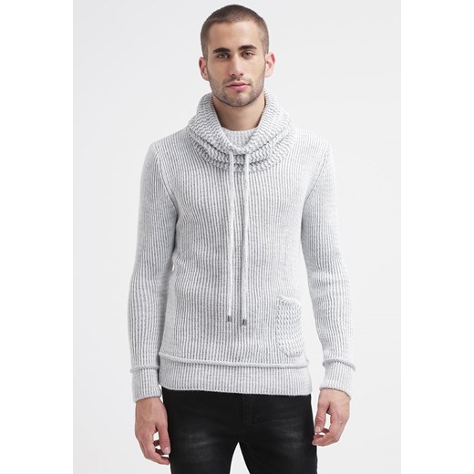 fortyfour Sweter light grey zalando szary casual