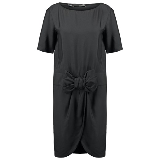Love Moschino Sukienka letnia black zalando szary bez wzorów/nadruków