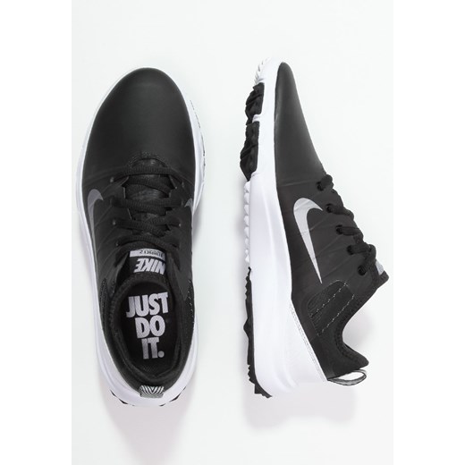 Nike Golf FI IMPACT 2 Obuwie do golfa black/metallic cool grey/white zalando szary ocieplane