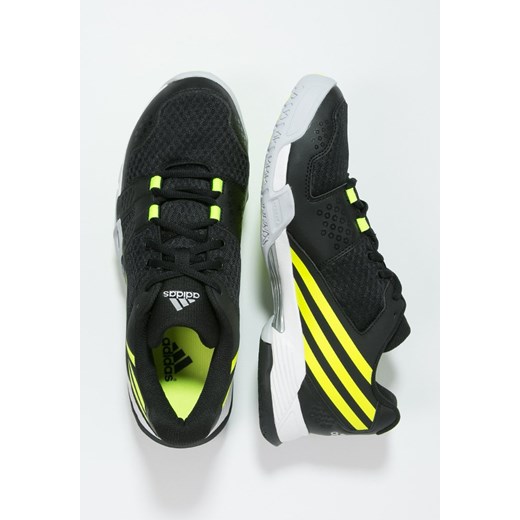 adidas Performance VOLLEY TEAM 3 Obuwie do siatkówki core black/solar yellow/clear grey zalando czarny jesień