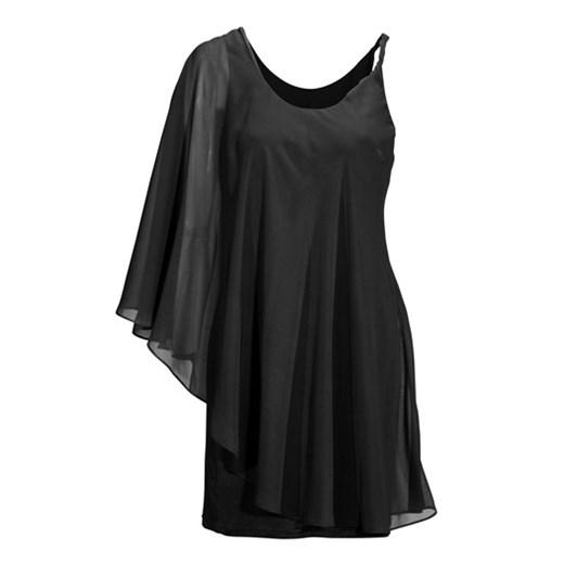 Sukienka halens-pl czarny ramiączka