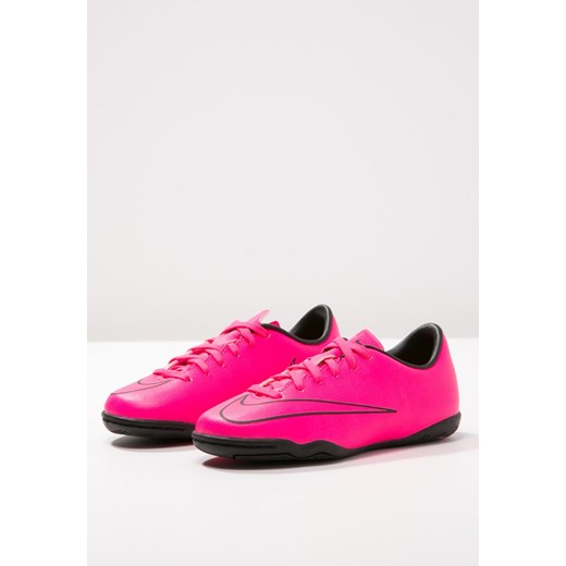 Nike Performance MERCURIAL VICTORY V IC Halówki hyper pink/black zalando rozowy skóra ekologiczna