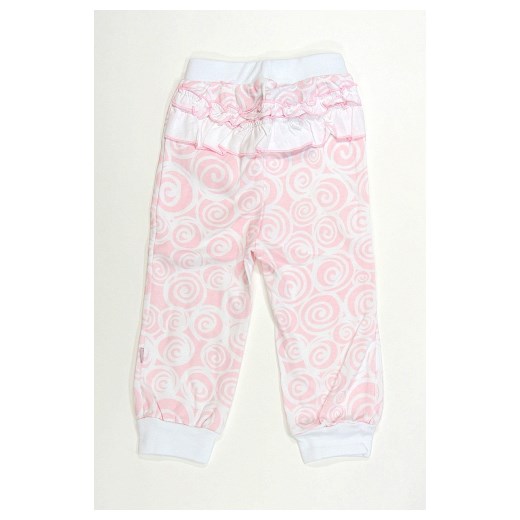 Spodnie dziewczęce Księżniczka Różowa 9 rozmiar 104 piccolino-sklep-pl rozowy kwiatowy