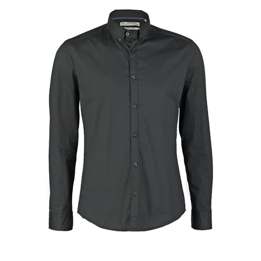Esprit SLIM FIT Koszula black zalando szary abstrakcyjne wzory