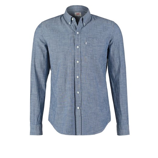 Levi's® Koszula indigo x zalando niebieski abstrakcyjne wzory