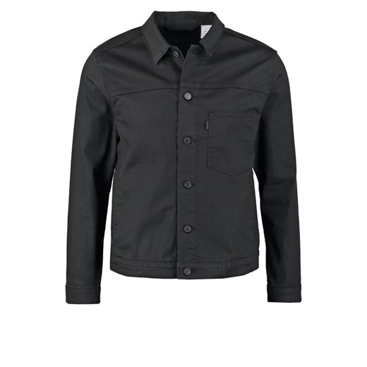 Levi's® LINE 8 TYPE I TRUCKER Kurtka jeansowa black rfp zalando szary abstrakcyjne wzory