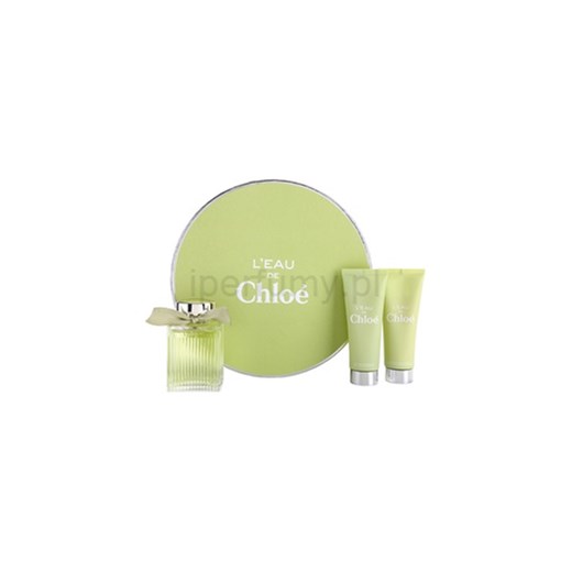 Chloé L´Eau De Chloé zestaw upominkowy I. woda toaletowa 100 ml + mleczko do ciała 75 ml + żel pod prysznic 75 ml + do każdego zamówienia upominek. iperfumy-pl szary 