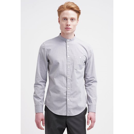Burton Menswear London Koszula grey zalando szary bez wzorów/nadruków