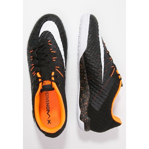 Nike Performance HYPERVENOM FINALE STREET IC Halówki black/white/total orange/black zalando czarny Korki męskie