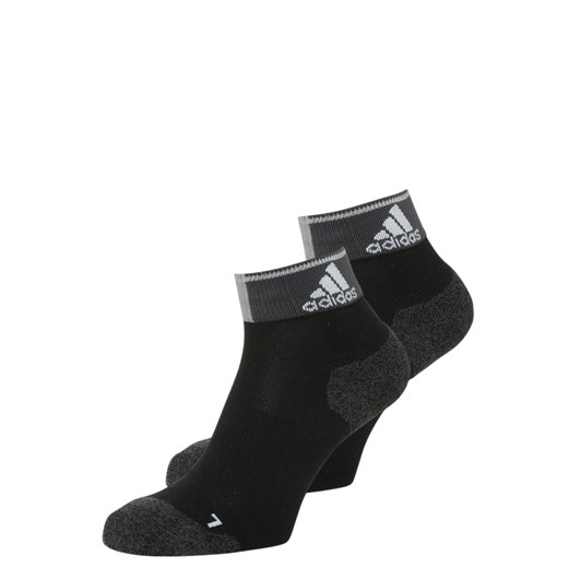 adidas Performance 2 PACK Skarpety sportowe black/dark grey zalando czarny elastan