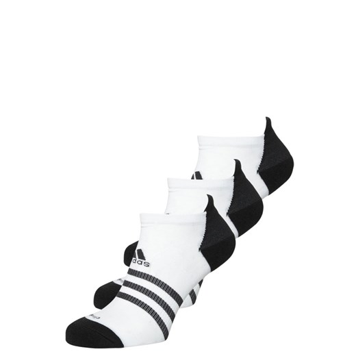 adidas Performance 3 PACK Skarpety sportowe white/black zalando czarny elastan