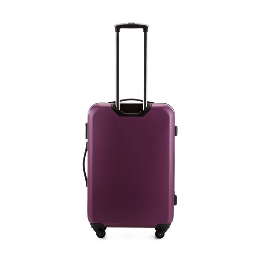 56-3-61X-44 Komplet walizek na kółkach wittchen czerwony z kieszeniami