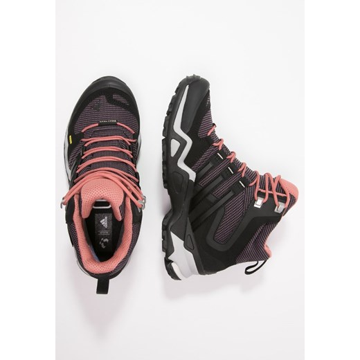 adidas Performance TERREX FAST X HIGH GTX Buty trekkingowe ash purple/core black/raw pink zalando szary jesień