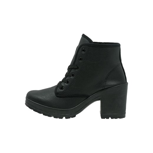 Even&Odd Ankle boot black zalando czarny abstrakcyjne wzory