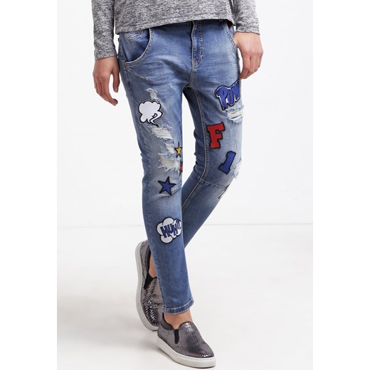 Freeman T. Porter LUBELLE Jeansy Relaxed fit comico zalando bialy denim