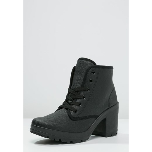 Even&Odd Ankle boot black zalando szary bez wzorów/nadruków