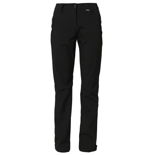 Icepeak SALME Spodnie materiałowe schwarz zalando czarny bez wzorów/nadruków