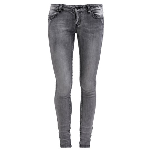 Vero Moda VMFIVE  Jeansy Slim fit light grey zalando szary bawełna