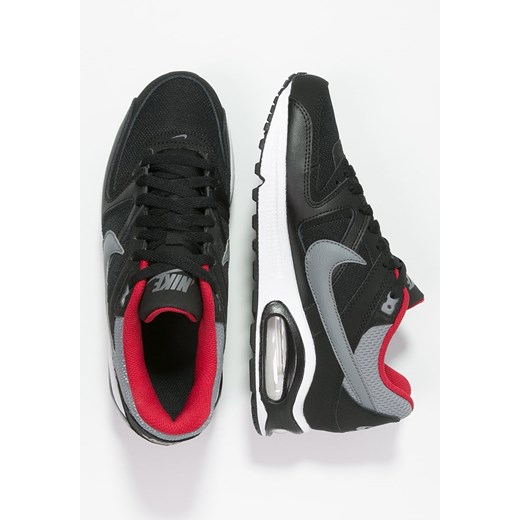 Nike Sportswear AIR MAX COMMAND Tenisówki i Trampki black/cool grey/gym red/white zalando czarny skóra