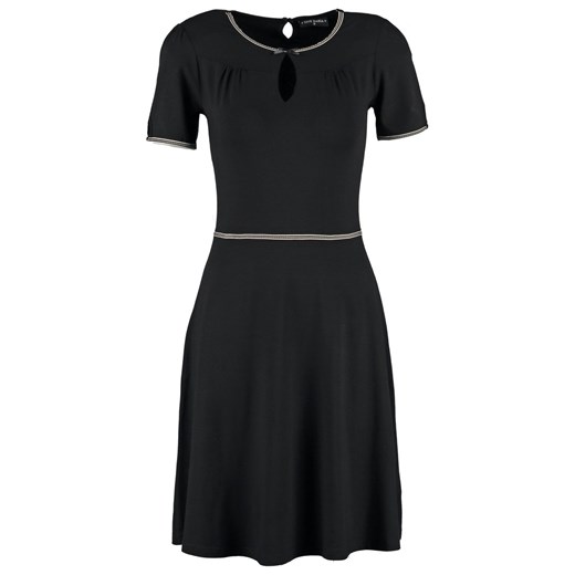 Vive Maria VINTAGE CHARME Sukienka z dżerseju black zalando czarny bez wzorów/nadruków