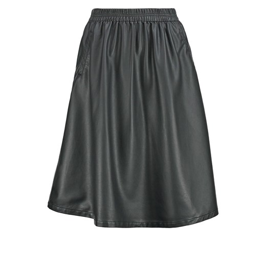 Minimum SHIRLEY Spódnica trapezowa black zalando szary bawełna