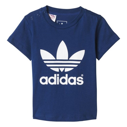 Koszulka adidas ORIGINALS TREFOIL TEE Kids AB1853 hurtowniasportowa-net granatowy bawełna