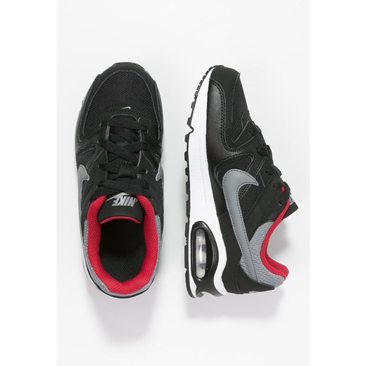 Nike Sportswear AIR MAX COMMAND  Tenisówki i Trampki black/cool grey/gym red/white zalando szary skóra