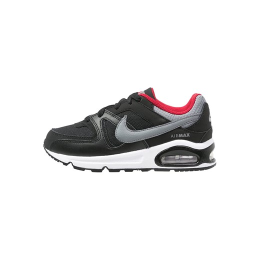 Nike Sportswear AIR MAX COMMAND  Tenisówki i Trampki black/cool grey/gym red/white zalando szary ocieplane