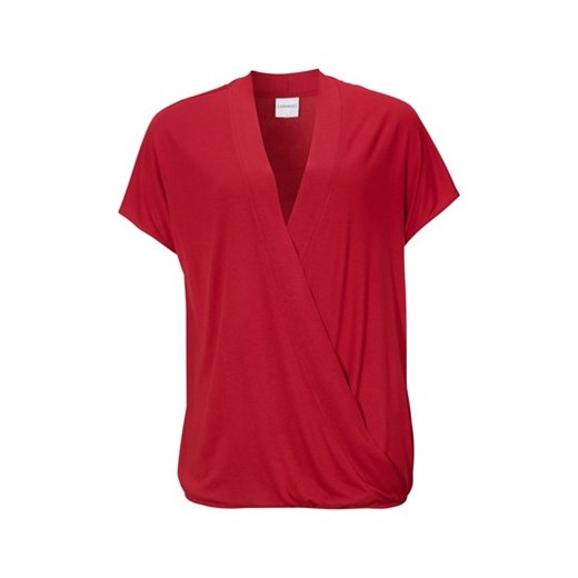 Bluzka Shayla halens-pl czerwony na ramię